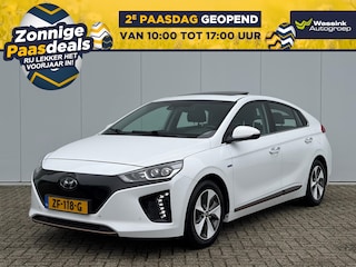 Hyundai Ioniq EV 120 pk Aut. Premium | Navigatie | CarPlay | Stoelverwarming & ventilatie | Panorama schuif -kantel dak | Leder | Infinity Audio |