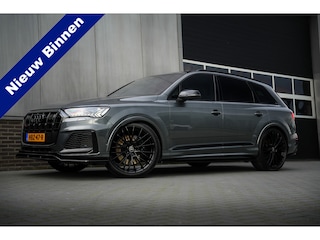 Audi Q7 4.0 TFSI V8 508 pk SQ7 Quattro 7p S-Line / HD-Matrix-Laser/ Pano-Dak/ B&O-3D/ Head-Up/ Lucht-Vering/ 4-Wielsturing/ RS-Stoelen/ Soft-Close/ 23'' LMV