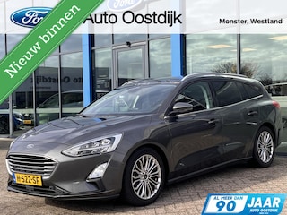 Ford Focus Wagon 1.0 EcoBoost Titanium 125PK Automaat Winterpack Adaptieve Cruise Camera Parkeersensoren Climate Keyless Full-LED Privacy Glass *Dealer Onderhouden*