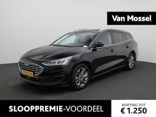 Ford Focus Wagon 1.0 EcoBoost Hybrid Titanium | Apple Carplay / Android Auto | SYNC4 Scherm | LED Koplampen | Parkeersensoren | Climate Control | Cruise Control | Keyless | Privacy Glass |
