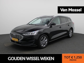 Ford Focus Wagon 1.0 EcoBoost Hybrid Titanium | Apple Carplay / Android Auto | SYNC4 Scherm | LED Koplampen | Parkeersensoren | Climate Control | Cruise Control | Keyless | Privacy Glass |
