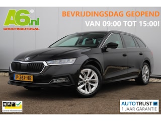 Skoda Octavia Combi 1.0 TSI Business Edition Plus Leder Trekhaak Virtual Cockpit Navigatie Carplay Android Climate Control Adaptive Cruise Achteruitrijcamera Stoelverwarming