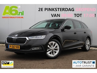 Skoda Octavia Combi 1.0 TSI Business Edition Plus Leder Trekhaak Virtual Cockpit Navigatie Carplay Android Climate Control Adaptive Cruise Achteruitrijcamera Stoelverwarming