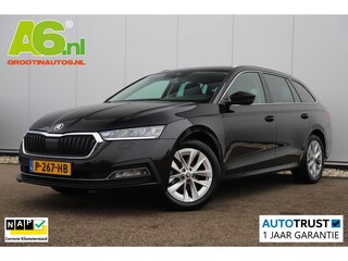 Skoda Octavia Combi 1.0 TSI Business Edition Plus Leder Trekhaak Virtual Cockpit Navigatie Carplay Android Climate Control Adaptive Cruise Achteruitrijcamera Stoelverwarming