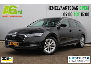 Skoda Octavia Combi 1.0 TSI Business Edition Plus Leder Trekhaak Virtual Cockpit Navigatie Carplay Android Climate Control Adaptive Cruise Achteruitrijcamera Stoelverwarming