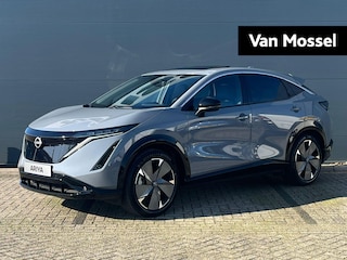 Nissan Ariya Evolve 63 kWh 218PK | Rijklaarprijs! | 22kW Ingebouwde Lader | 20'' Inch Velgen | Schuif-/Kanteldak | BOSE Audio | Head-Up Display | 360 Camera | Apple CarPlay & Android Auto | Nieuw uit voorraad leverbaar!