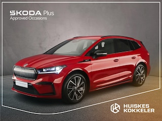 Skoda Enyaq iV 60 180pk Automaat Trekhaak, Warmtepomp, Adaptive cruise control, Navigatie, 360 camera, Achteruitrijcamera, Elektrische achterklep, LED matrix koplampen