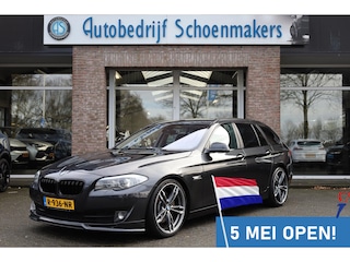 BMW 5-serie Touring 530i High Executive LEER MEMORY HUD STOELVERW. XENON CRUISE CLIMA NAVI 2XPDC 20''LMV