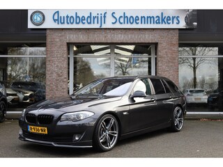 BMW 5-serie Touring 530i High Executive LEER MEMORY HUD STOELVERW. XENON CRUISE CLIMA NAVI 2XPDC 20''LMV