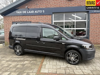 Volkswagen Caddy 1.4 TSI L2H1 BMT BLACK EDITION DSG Bestel BTW/BPM VRIJ! ( Airco, Navigatie,Trekhaak, 17 inch LMV ) RIJKLAARPRIJS!