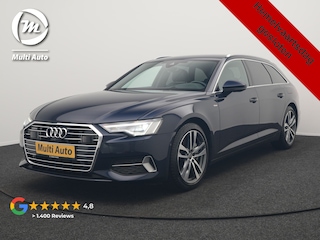 Audi A6 Avant 50 TFSI e quattro S Line Plug In Hybrid 300pk Dealer O.H. PHEV | Trekhaak Af Fabriek | Adaptive Cruise | Head Up | 360 Camera | Alcantara Sportstoelen Verwarmd | Stuur Verwarmd | Apple Carplay | Navigatie | Virtual | DAB |