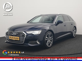 Audi A6 Avant 50 TFSI e quattro S Line Plug In Hybrid 300pk Dealer O.H. PHEV | Trekhaak Af Fabriek | Adaptive Cruise | Head Up | 360 Camera | Alcantara Sportstoelen Verwarmd | Stuur Verwarmd | Apple Carplay | Navigatie | Virtual | DAB |