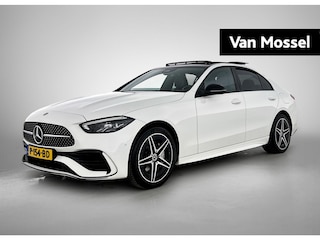 Mercedes-Benz C-klasse 300 e AMG Line 313PK | Automaat | Elektrisch Panoramadak | Achteruitrij Camera | Night Pakket | Elektrische stoelen | Apple Carplay | Android Auto | Elektrische Trekhaak ||