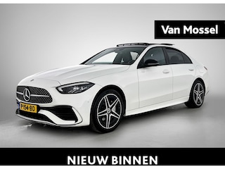 Mercedes-Benz C-klasse 300 e AMG Line 313PK | Automaat | Elektrisch Panoramadak | Achteruitrij Camera | Night Pakket | Elektrische stoelen | Apple Carplay | Android Auto | Elektrische Trekhaak ||