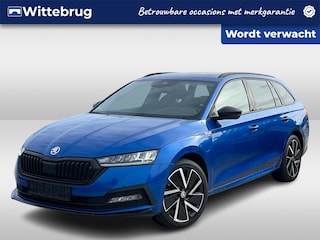 Skoda Octavia Combi 1.4 TSI iV PHEV 204PK Sportline Business / Zwenkbare Trekhaak / Panoramadak / Standkachel / Head-Up Display / Achteruitrijcamera / Stuur + Stoelverwarming V+A