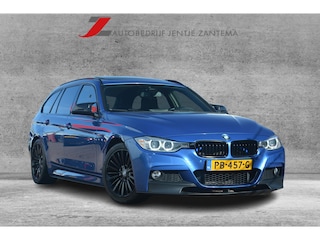 BMW 3-serie Touring 320d High Executive M PAKKET leren bekleding sporstoelen memory schuif kantel dak Head up display stoelverwarming camera lmv Harman Kardon