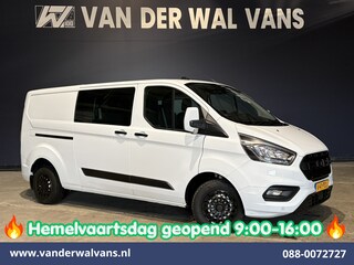 Ford Transit Custom 2.0 TDCI 131pk L2H1 Dubbele Cabine Euro6 Airco | 6-Zits | Navigatie | LED | Apple Carplay | Cruisecontrol Android Auto, Parkeersensoren, Achterklep, 2800kg trekvermogen