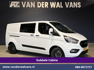 Ford Transit Custom 2.0 TDCI 131pk L2H1 Dubbele Cabine Euro6 Airco | 6-Zits | Navigatie | LED | Apple Carplay | Cruisecontrol Android Auto, Parkeersensoren, Achterklep, 2800kg trekvermogen