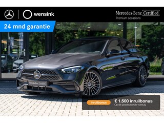 Mercedes-Benz C-klasse 180 Star Edition AMG line | Panorama-schuifdak | Sfeerverlichting | Burmester 3D | Achteruitrijcamera | Smartphone-integratie