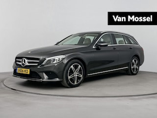 Mercedes-Benz C-klasse Estate 200 Business Solution AMG | Leder | Parkeersensoren | Achteruitrijcamera | Stoelverwarming |