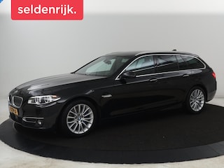 BMW 5-serie Touring 530d Luxury Line | Adaptive cruise | Head-Up | Leder | Trekhaak | Stoel & stuurverwarming | Camera | Navigatie | Achterbankverwarming | Parkeerhulp | Bluetooth