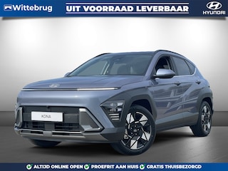 Hyundai Kona 1.6 GDI HEV Premium Sky VALE Full Hybride Automaat met Panorama schuifdak, Navigatie, Lederen bekleding en Climate Control Uit voorraad leverbaar