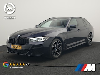 BMW 5-serie Touring 530e M Sport Plug in Hybrid 293pk Dealer O.H PHEV | Trekhaak af fabriek | Adaptive Cruise | 19"L.M | Lederen Sportstoelen Verwarmd | Camera & Parkassist | Apple Carplay | Sfeerverlichting |