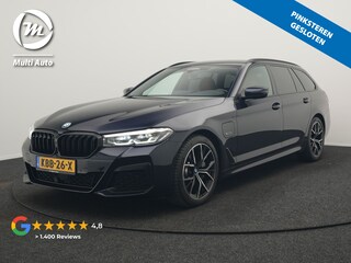 BMW 5-serie Touring 530e M Sport Plug in Hybrid 293pk Dealer O.H PHEV | Trekhaak af fabriek | Adaptive Cruise | 19"L.M | Lederen Sportstoelen Verwarmd | Camera & Parkassist | Apple Carplay | Sfeerverlichting |