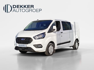 Ford Transit Custom 300 2.0 TDCI L2H1 Trend DC 6-ZITS DUBBEL CABINE | TREKHAAK | LAADVLOER | LAT OM LAT