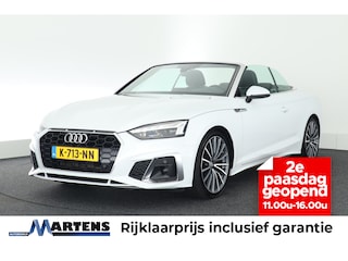 Audi A5 Cabriolet 35 TFSI 150pk S edition Nekverwarming Stoelverwarming Leder Virtual Cockpit Matrix Led 2x S-Line