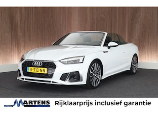 Audi A5 Cabriolet 35 TFSI 150pk S edition Nekverwarming Stoelverwarming Leder Virtual Cockpit Matrix Led 2x S-Line