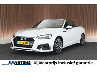 Audi A5 Cabriolet 35 TFSI 150pk S edition Nekverwarming Stoelverwarming Leder Virtual Cockpit Matrix Led 2x S-Line