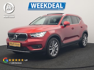 Volvo XC40 T5 Recharge Inscription Plug In Hybrid 262pk Dealer O.H PHEV | Trekhaak af Fabriek | Panodak | Adaptive Cruise | Lederen Sportstoelen Verwarmd | 19"L.M | Camera | Keyless | Apple Carplay |
