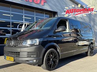 Volkswagen Transporter 2.0 TDI L2H2 Highline Dubbel Cabine - AUTOMAAT I Navigatie I Leer I Airco I PDC I Trekhaak I