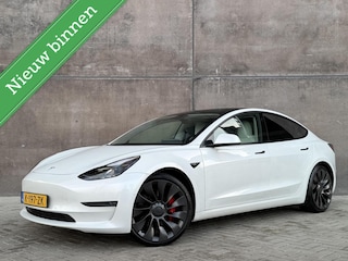 Tesla Model 3 Performance AWD 75 kWh | Autopilot | SOH 95% | 1ste Eig. | Panoramadak | Leder | 20'' |