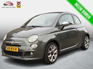 Fiat 500 1.2 Lounge Sport Distr. riem vervangen 2025 / Trekhaak / Carplay / Half Leder / Navigatie / Parkeersensoren  / Sport-Pakket /