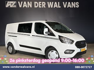 Ford Transit Custom 2.0 TDCI Automaat 131pk L2H1 Dubbel cabine Euro6 *Laadklep* Airco | 6-Zits | Camera | Navigatie | Apple Carplay LED, Trekhaak, Cruisecontrol, Android Auto, Stoelverwarming, Verwarmde Voorruit, Parkeersensoren, Bijrijdersbank