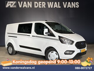 Ford Transit Custom 2.0 TDCI Automaat 131pk L2H1 Dubbel cabine Euro6 *Laadklep* Airco | 6-Zits | Camera | Navigatie | Apple Carplay LED, Trekhaak, Cruisecontrol, Android Auto, Stoelverwarming, Verwarmde Voorruit, Parkeersensoren, Bijrijdersbank