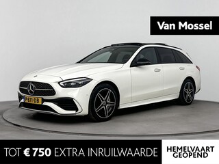 Mercedes-Benz C-klasse Estate 300 e AMG Line 313PK | Premium-pakket | Panorama-dak | Digital Light | 360 Camera | Keyless | Leder | Stoelverwarming