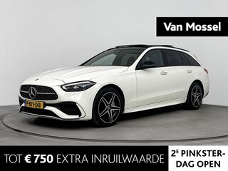 Mercedes-Benz C-klasse Estate 300 e AMG Line 313PK | Premium-pakket | Panorama-dak | Digital Light | 360 Camera | Keyless | Leder | Stoelverwarming