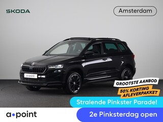 Skoda Karoq 1.5 TSI ACT Sportline Business 150 pk Automaat (DSG) | Verlengde garantie | Navigatie | Panoramadak | Parkeersensoren | Achteruitrijcamera | Stoelverwarming |