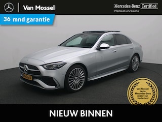 Mercedes-Benz C-klasse 300 e Business Solution AMG / Panaromadak / Multispaaks-velgen / Memory-Stoelen / 360Graden-Camera /