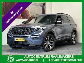 Ford Explorer 3.0 V6 ECOBOOST PHEV ST-LINE 7 PERSOONS NAVIGATIE ADAPTIVE CRUISE CONTROL PANORAMA SCHUIF/KANTELDAK APPLE CARPLAY/ANDROID RIJSTROOKSENSOREN DODEHOEKSENSOREN 360 CAMERA AFN. TREKHAAK ZEER MOOI !! 3010