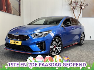 Kia ProCeed 1.6 T-GDI GT LEDER/ALCANTARA ADAPTIVE CRUISE CONTROL ACHTERUITRIJCAMERA RIJSTROOKSENSOREN DODEHOEKSENSOREN PDC ZEER MOOI !! Brgl