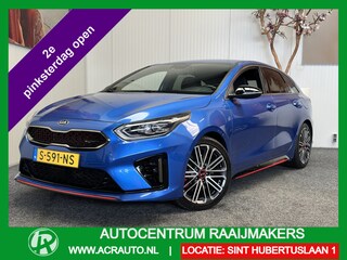 Kia ProCeed 1.6 T-GDI GT LEDER/ALCANTARA ADAPTIVE CRUISE CONTROL ACHTERUITRIJCAMERA RIJSTROOKSENSOREN DODEHOEKSENSOREN PDC ZEER MOOI !! Brgl