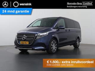 Mercedes-Benz V-klasse 300d | L2 Lang | Avantgarde | Dubbele Cabine | Distronic Plus | Schuifdeur L+R Elektrisch | Burmester | 360° Camera | Lederen Bekleding | Dodehoekassistent |  Stoelverwarming | Certified
