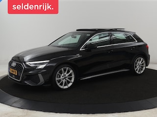 Audi A3 30 TFSI S edition | Panoramadak | Sportstoelen | Virtual Cockpit | Carplay | Half leder | Full LED | Parkeerhulp | Cruise control | Bluetooth | Climate control | Navigatie | S Line