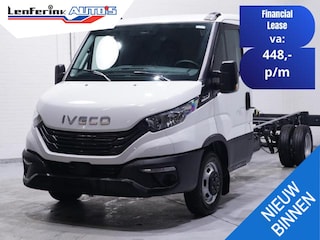 Iveco Daily 35C14 140 pk Automaat Chassis Nieuw Apple Carplay, Dubbel lucht achter, Airco ECC, Cruise, 3-Zits