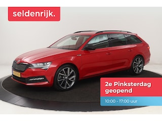 Skoda Superb 1.4 TSI iV Sportline | Trekhaak | Stoelverwarming | Matrix LED | Virtual Cockpit | Camera | Alcantara | Canton sound | Memory | Carplay | Navigatie | PHEV
