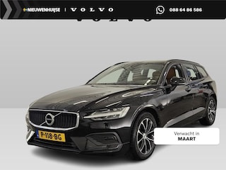 Volvo V60 2.0 B3 Momentum | Cruise Control | Trekhaak | Stoel-/Stuur-/Voorruitverwarming | Lederen Bekleding | Parkeercamera | Apple CarPlay & Android Auto |